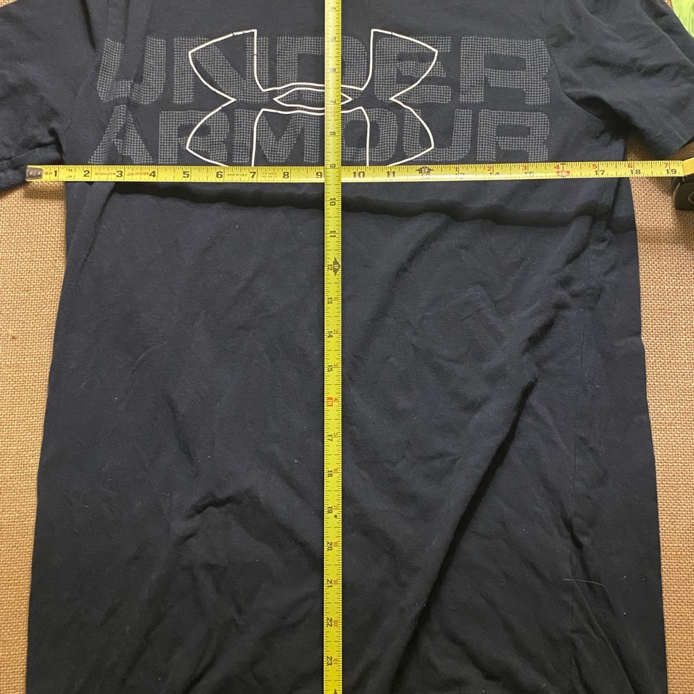 Lot of 2 Boys XL Black Under Armour Shirts